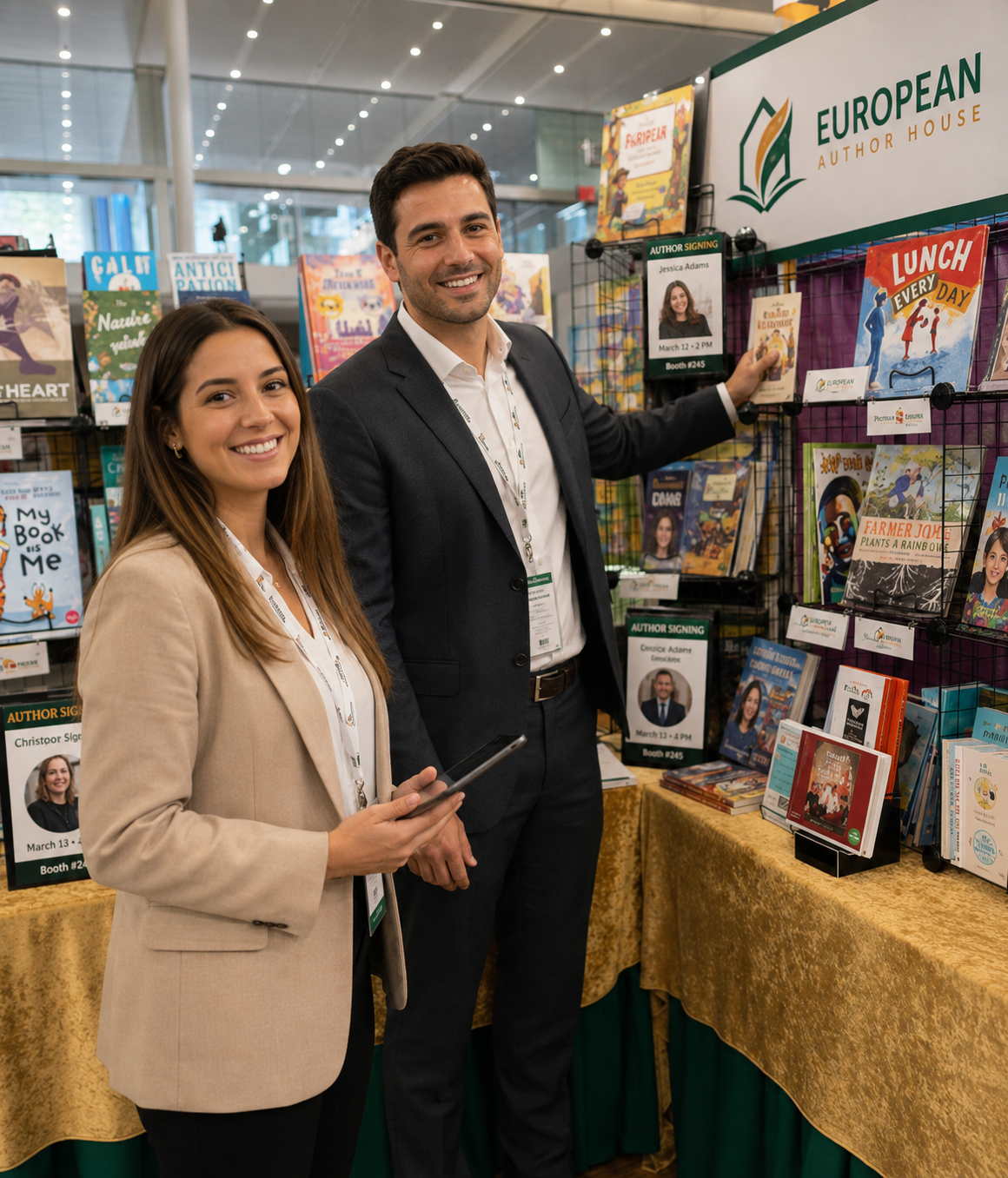 European Author House at a book fair