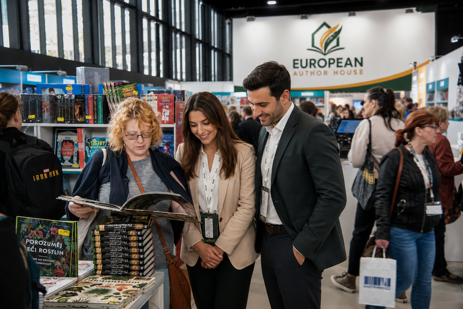 European Author House at a book fair