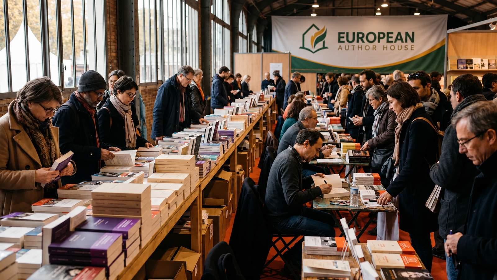 European Author House at a book fair