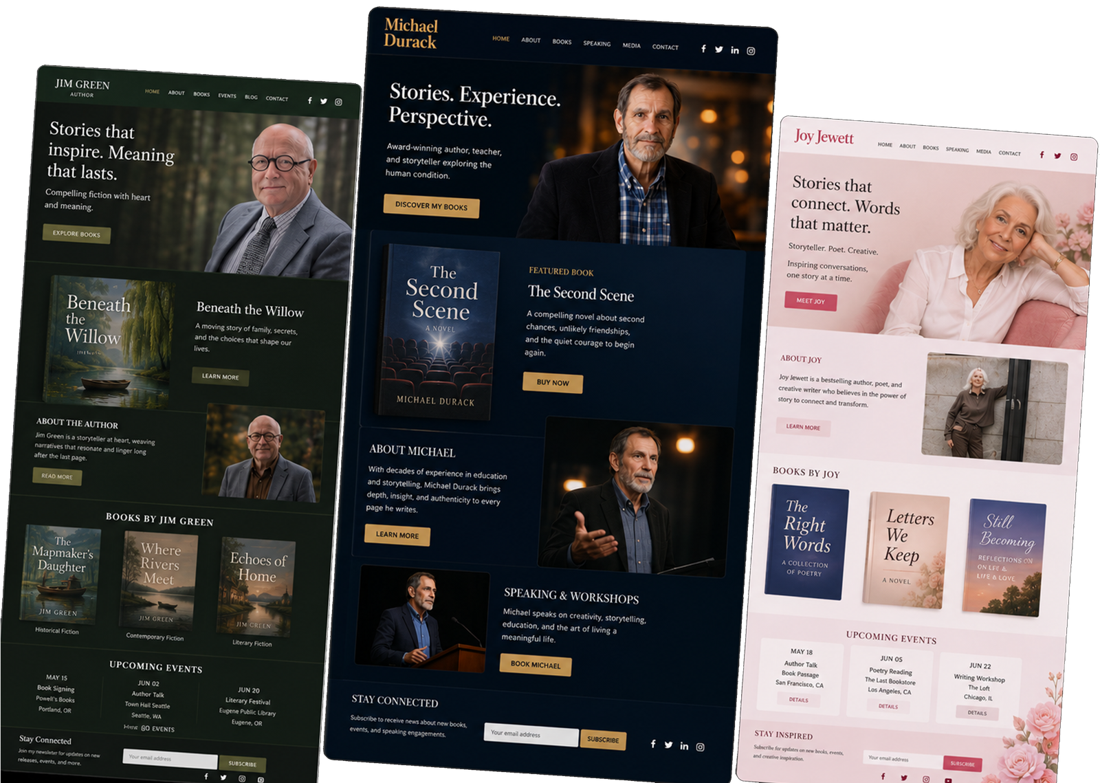 europeanauthorhouse author website branding